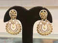 Long kundan golden Earrings